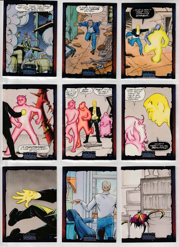 Dark Dominion # 0 Trading Cards  Rare Steve Ditko painted art ! 24  Cards !