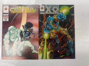 6 VALIANT comic books X-O Manowar #24 25 26 27 0 ShadowMan #25 35 KM34