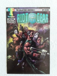 RIOT GEAR #2 : A NEW BEGINNING TRIUMPHANT COMICS NM.