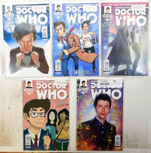 Doctor Who Lot 5 #Eleventh 1 B, Tenth Two 1, 1 D, 3C, 12 B 2015 Titan Var Comics