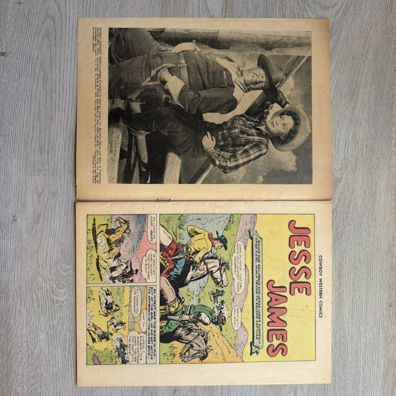 Cowboy Western #25 1949 Charlton Fine