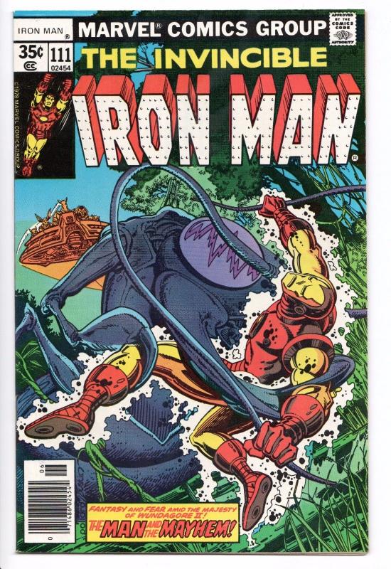 Iron Man #111 - Terry Austin Art (Marvel, 1978) VF