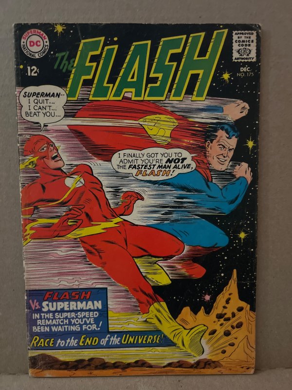 The Flash #175 (1967) 2nd Superman Flash Race