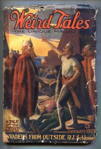 Weird Tales 1/1925-E. Hoffman Price-H.P. Lovecraft-RARE PULP MAGAZINE
