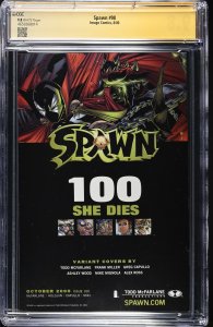 Spawn (2000) # 98 (CGC 9.8 SS) Signed Greg Capullo * Census = 2 * Image Comics