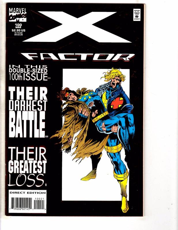 9 X-Factor Marvel Comic Books # 106 107 108 109 110 111 112 113 100 X-Men J202
