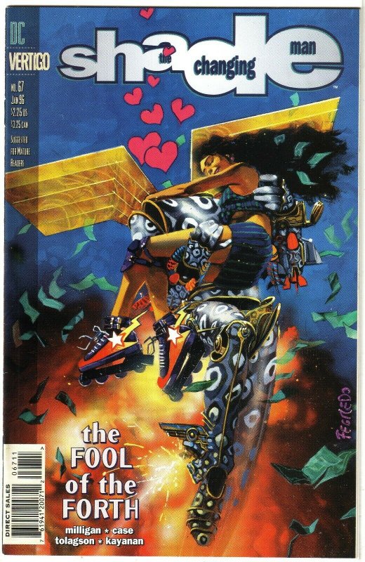 Shade the Changing Man (V2, 1990) #1,5-12,21,33,39,41,48-70 (lot of 36)