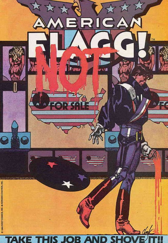 American Flagg #8 FN ; First | Howard Chaykin