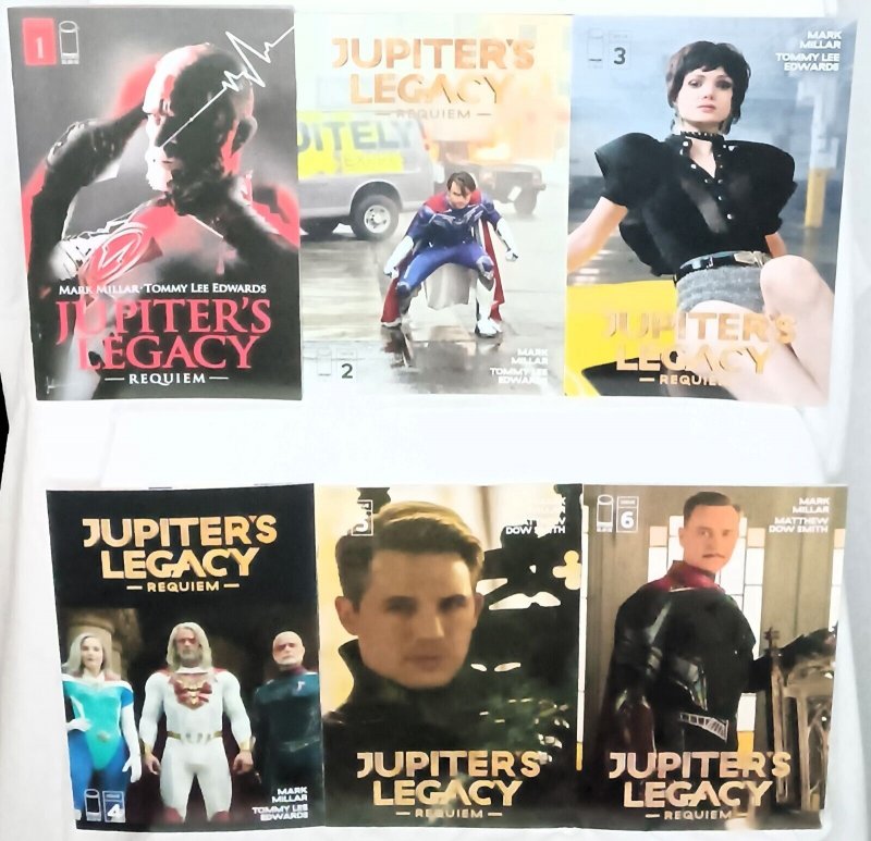 JUPITER'S LEGACY Requiem #1 - 6 Jock and Netflix Photo Variant Cover D Set Image