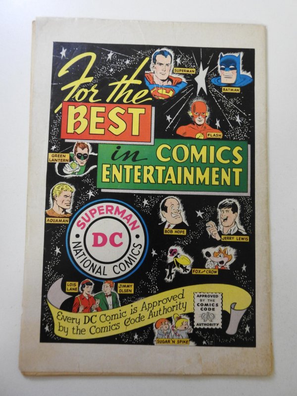 Showcase #43 FR/GD 2/3 book-length spine split, cover detached bottom staple