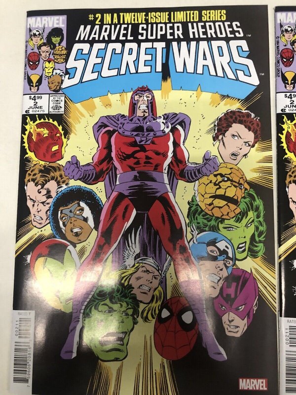 Marvel Super Heroes Secret Wars (2024) #2 (VF/NM) Facsimile Edition • Regular