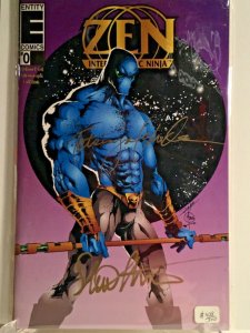 ENTITY ZEN INTERGALACTIC NINJA #0 COLOR SPECIAL SIGNED #428/500