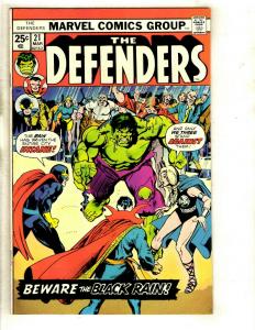 Lot of 6 Defenders Marvel Comic Books 21 20 19 18 17 16 Captain America JF10