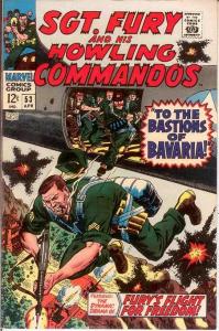 SERGEANT FURY 53 VF-NM  April 1968 COMICS BOOK