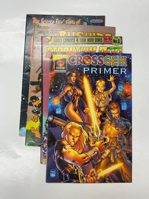 4 SOLSON comic books Electronics Bushido Blade #1 Strontium #3 CrossGen 31 KM7