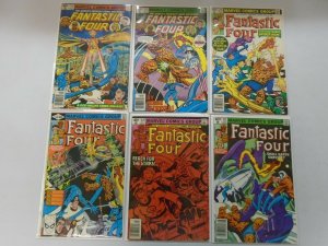 Fantastic Four lot 13 different issues from #207-221 avg 4.0 VG (1979-80)