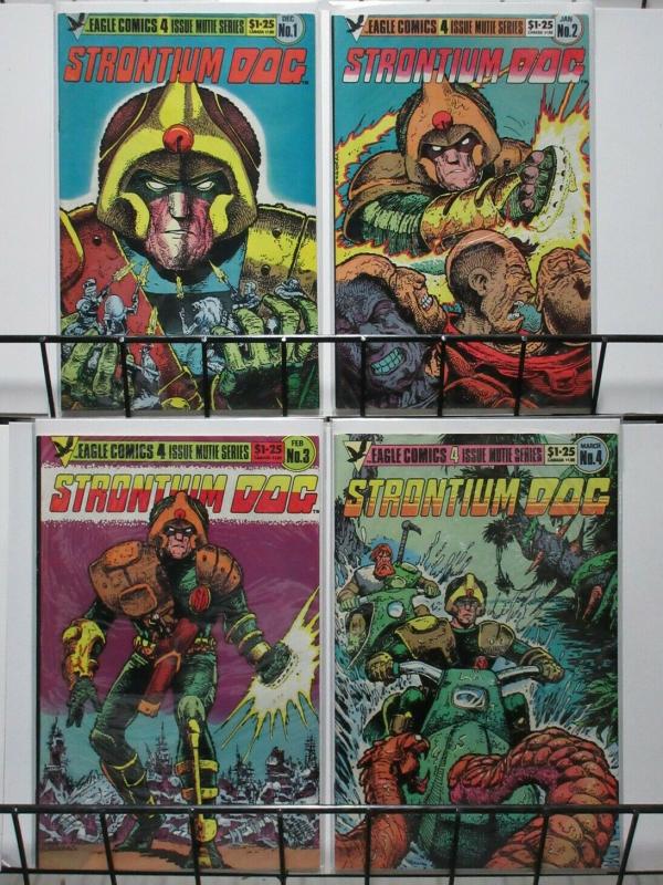 STRONTIUM DOG (1985 EAGLE) 1-4 ALAN GRANT & ALAN MOORE