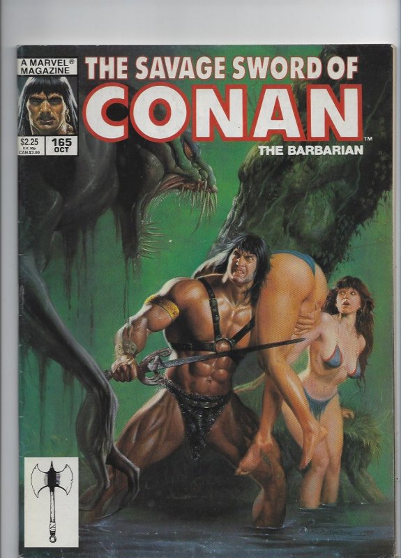 the savage sword of Conan the Barbarian #165