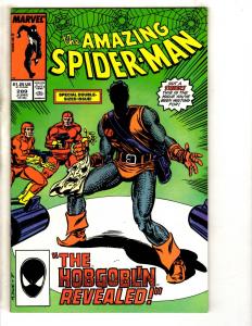 Lot Of 5 Amazing Spider-Man Marvel Comic Books # 284 287 288 289 295 Goblin J317