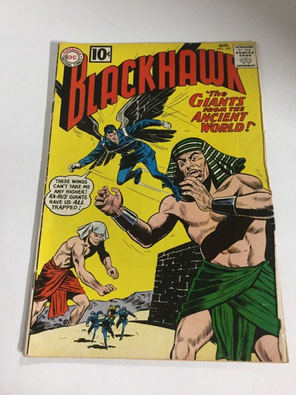 Blackhawk 163 Gd Good 2.0 Hole Punched DC Comics Silver Age