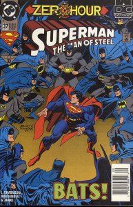 SUPERMAN: MAN OF STEEL (1991 Series) #37 NEWSSTAND Near Mint Comics Book