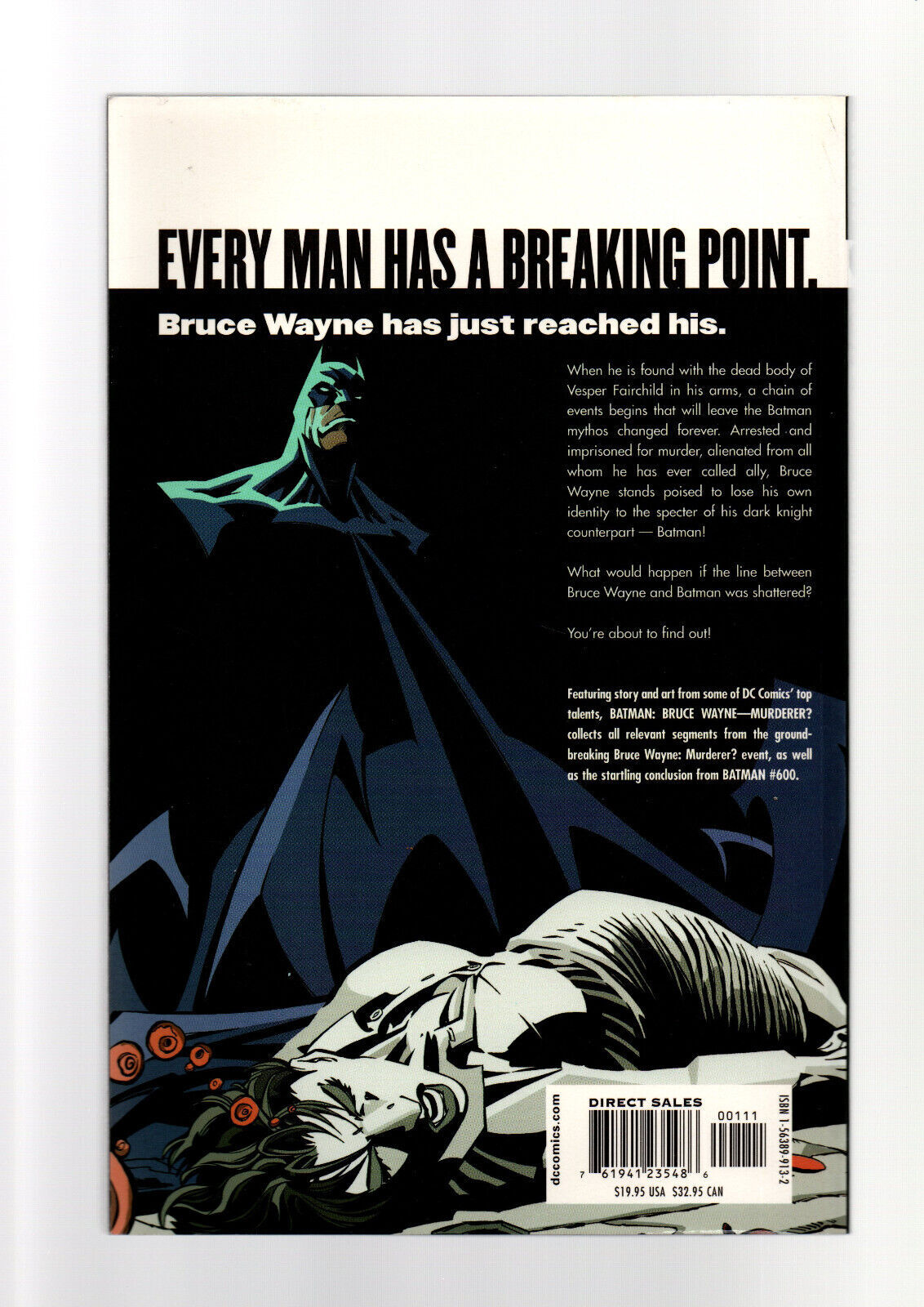 Batman: Bruce Wayne - Murderer TPB - 1st Print - 2002 - (-NM) |  International - Comic Books, Panini Comics, Superhero / HipComic