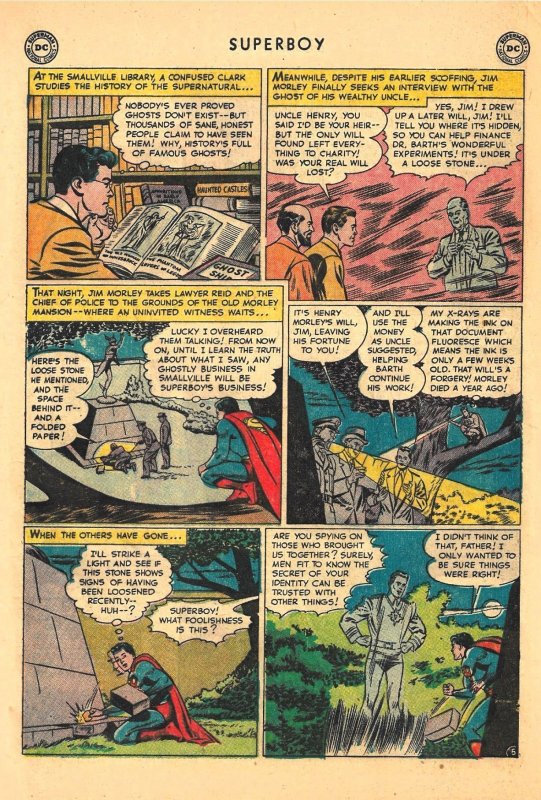 SUPERBOY #20 (Jun1952) 4.0 VG  52 pages! 3 big stories! Curt Swan! Gardner Fox!