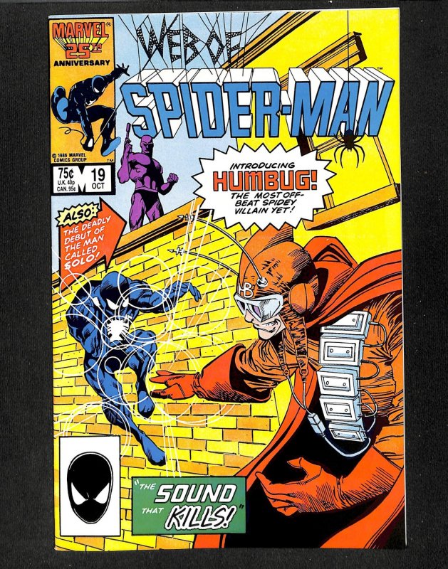 Web of Spider-Man #19 1st Humbug and Solo!