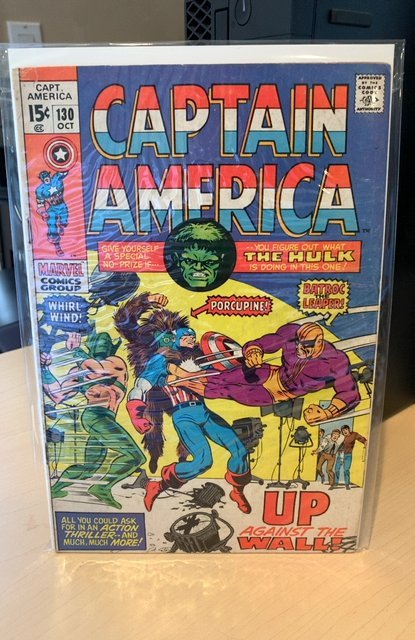 Captain America #130 (1970) 2.0 GD