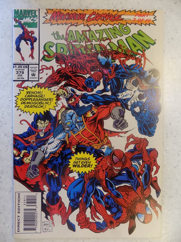 AMAZING SPIDER-MAN # 379 MAXIMUM CARNAGE VENOM