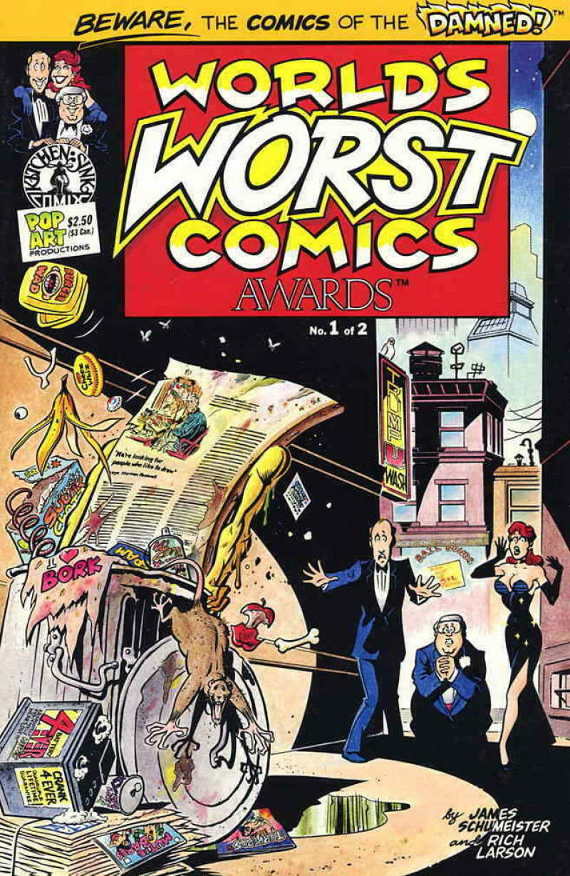 WORLDS WORST COMICS AWARDS 1, NM, Rich Larson, Kitchen Sink Comics