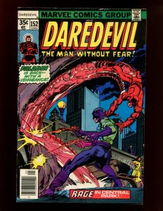 DAREDEVIL #152 - NEWSSTAND - RAGE IN CENTRAL PARK (6.0/6.5) 1978