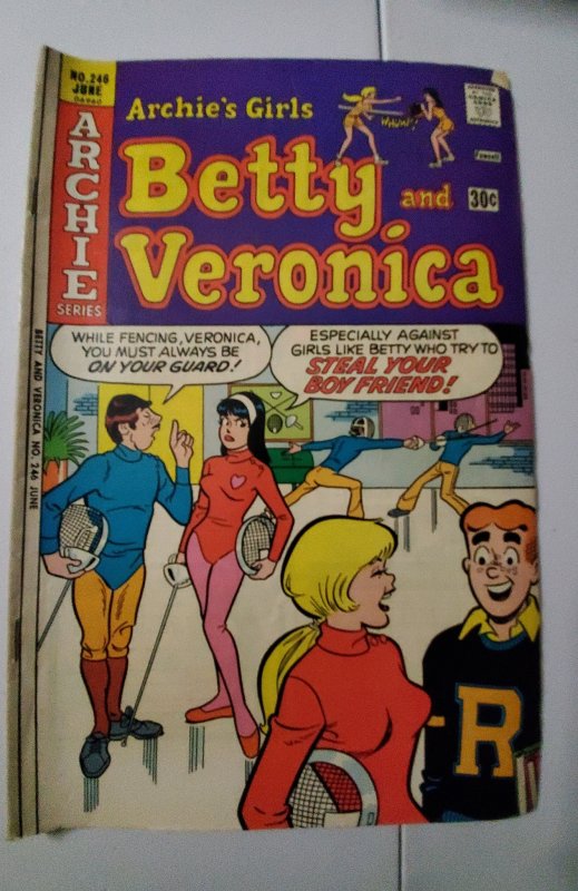 Archie's Girls Betty and Veronica #246 (1976) low grade complete