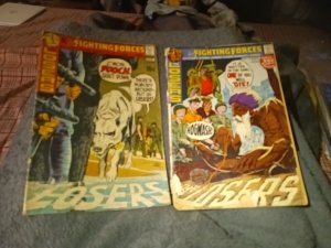 Our Fighting Forces Featuring The Losers 132 & 133 DC Comics 1971 Bronze Age Lot