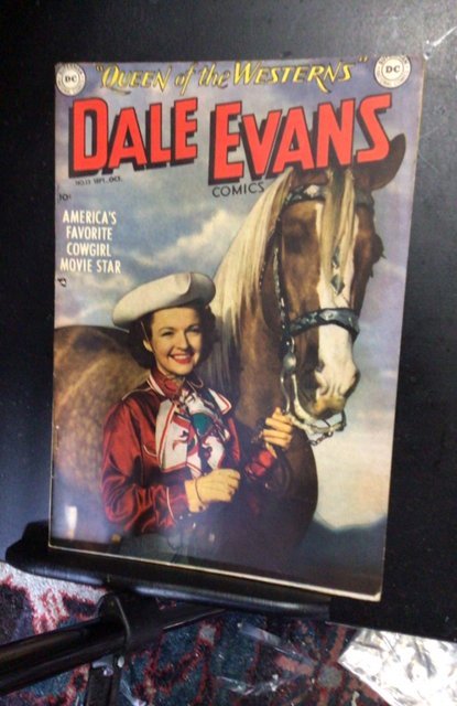 Dale Evans Comics #13 (1950) Photo cover! High grade! VF Bo a  CERT! Wow