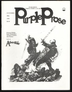 Purple Prose #10 11/1998-ChomkoPulp fanzine has detailed issue on the famous ...