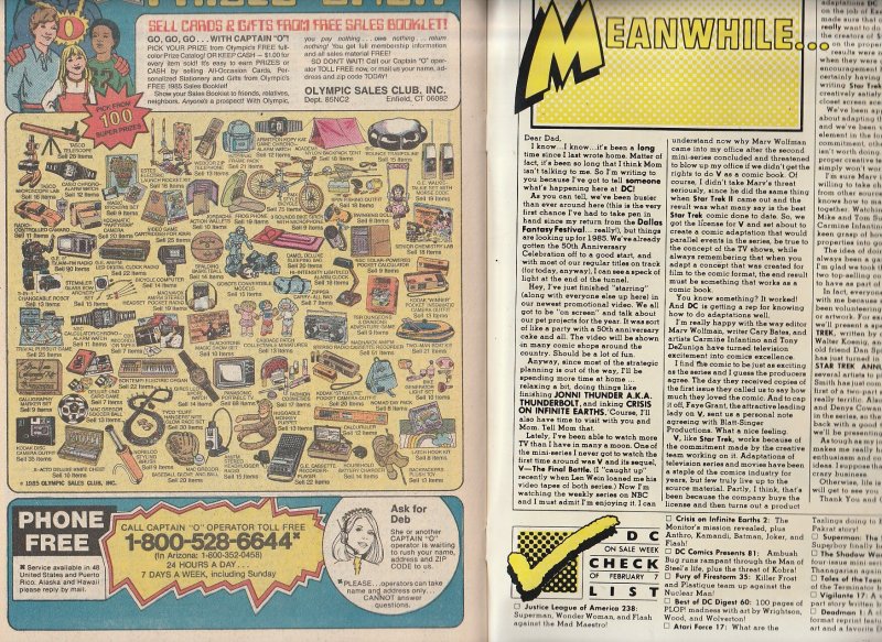 Crisis on Infinite Earths #2,3,5,6,7