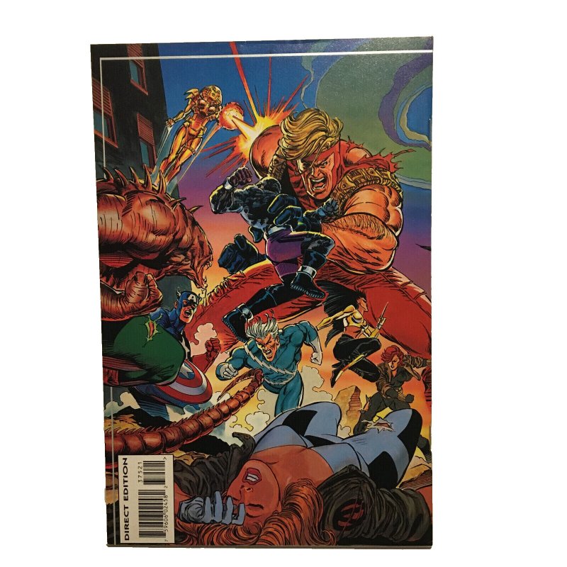 Avengers #374 #375 Set Lot Includes Spider-Man Venom Trading Cards Insert 1994