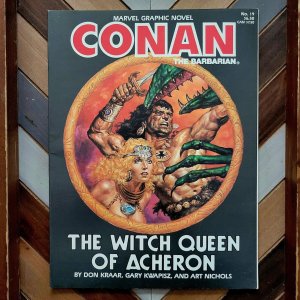 CONAN: Witch Queen Of Acheron Marvel Graphic Novel #19 VF+ (1985) 1st Printing