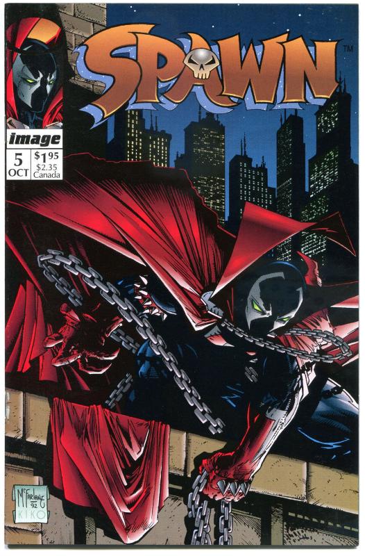 SPAWN #2, 5, 9, 10, 1992, 1st Violator & Angela, Neil Gaiman, Dave Sim, Cere