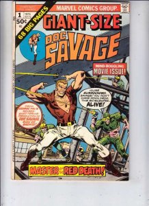 Giant-Size Doc Savage #1 (Jan-75) NM- High-Grade Doc Savage 1st Giant! Utah CERT