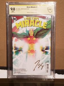 Mister Miracle #1 DC 2017 B Variant CBCS 9.8 SS Tom King NM/MT Not CGC New Movie