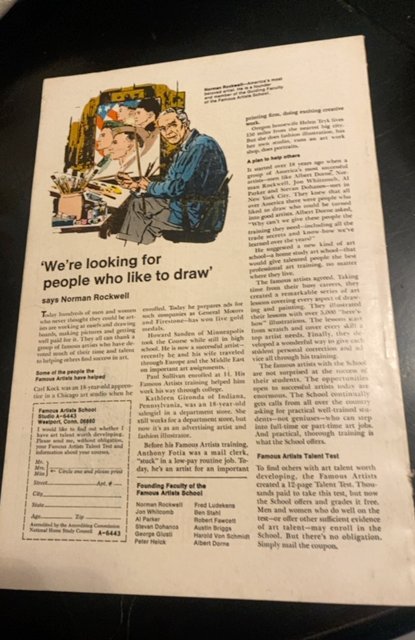 The X-Men #67 (1970)Juggernaut attack, new art and story