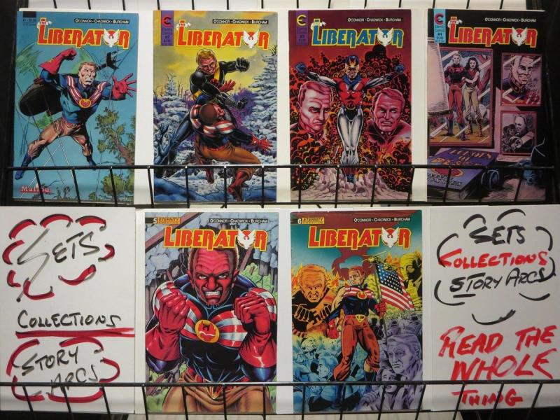 LIBERATOR (1987 MA) 1-6 Grittier Cap-America!