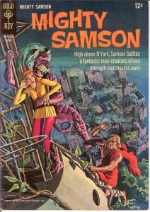 MIGHTY SAMSON 5 VG-F   March 1966 COMICS BOOK
