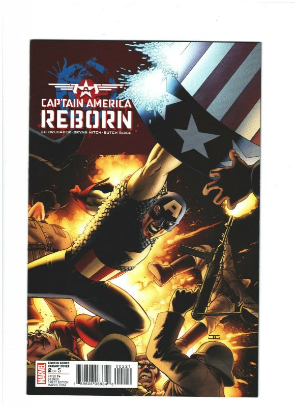 Captain America: Reborn #2 VF/NM 9.0 Marvel Comics 2009 Cassaday Variant