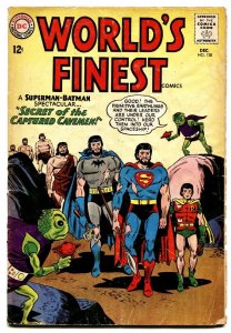 Worlds Finest #138 comic book 1963-beard Cover-batman-superman