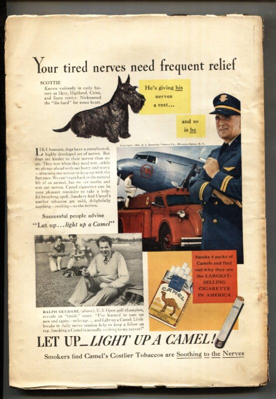 SHADOW 1938 Dec 1 -SHADOW OVER ALCATRAZ-RARE PULP MAGAZINE G