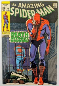The Amazing Spider-Man #75 (1969) Spider-Man FN- Condition!