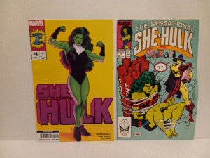 SHE HULK: #1 - 2022  + SENSATIONAL SHE HULK #9 - FREE SHIPPING